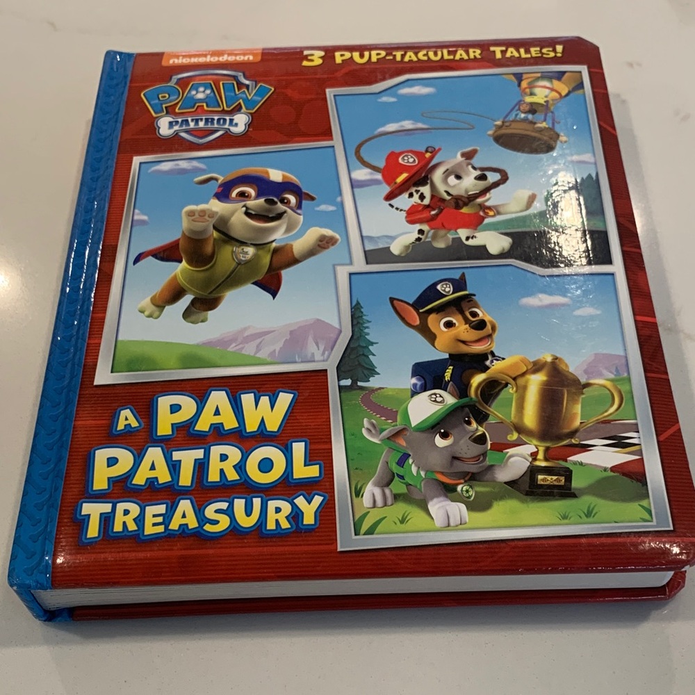 Paw Patrol Treasury Storybook - Red & Blue Cover